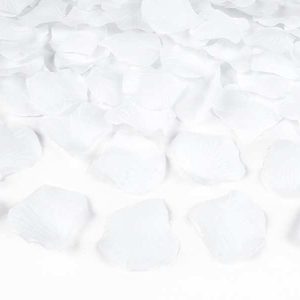 Sztuczne płatki róż 500 szt BIAŁE