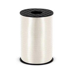 Tasiemka wstążka plastikowa 225m x 5mm BIAŁA taśma