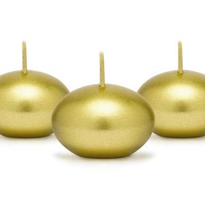 Świeca pływająca dysk 1szt 40mm świece ZŁOTE