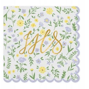 Serwetki KOMUNIA Święta serwety 20szt chusteczki