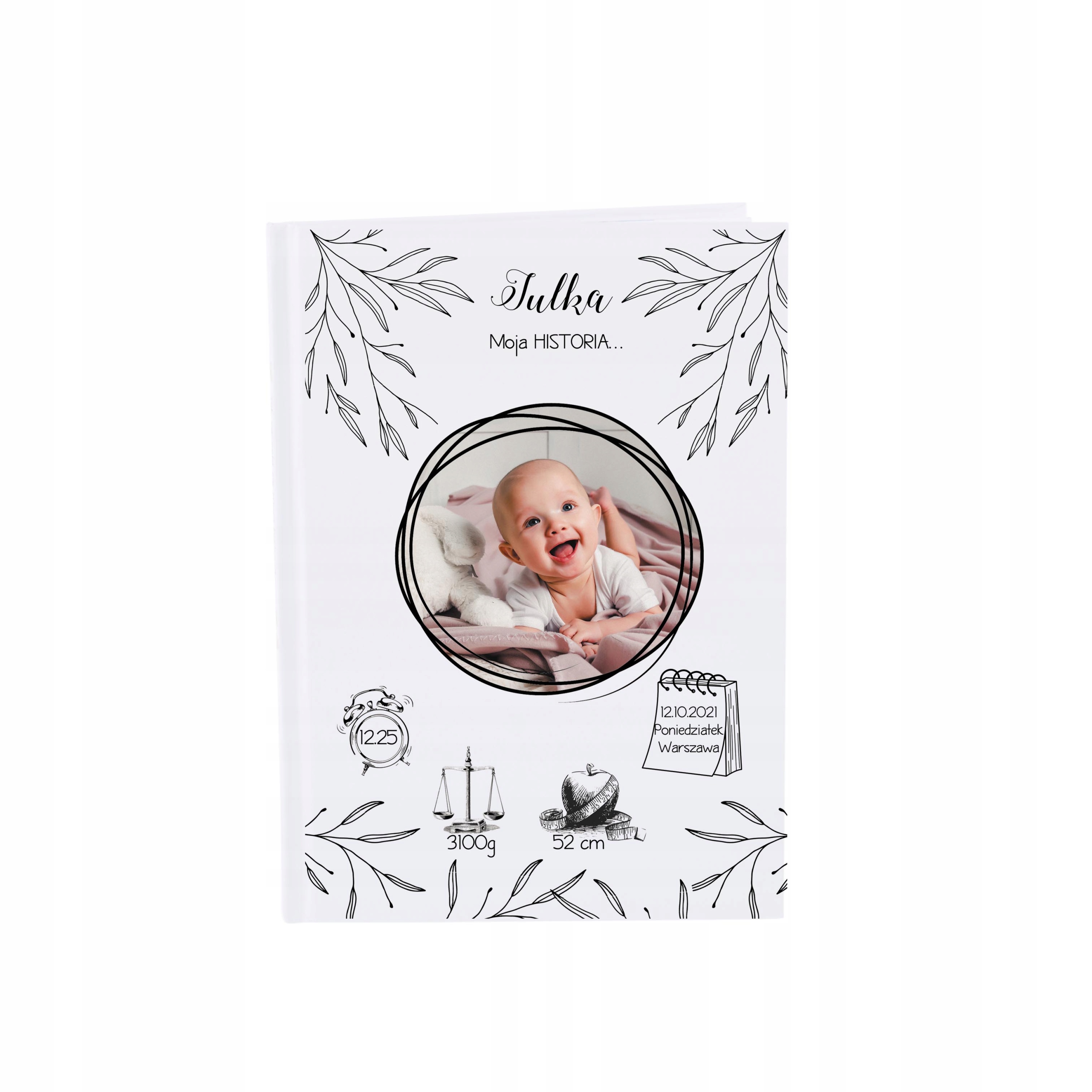 Album dziecka na zdjęcia Chrzest roczek ZDJĘCIE pamiątka Chrztu prezent