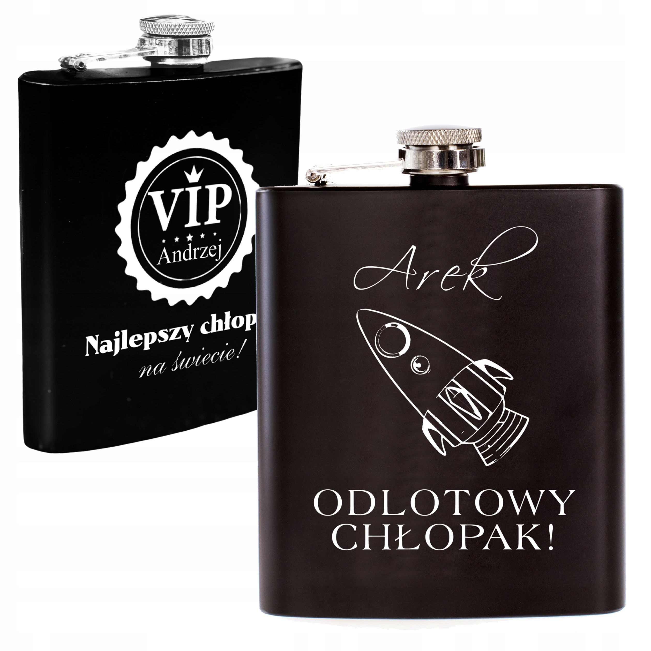 PREZENT upominek na Dzień CHŁOPAKA PIERSIÓWKA 210ml z GRAWEREM wzory imię