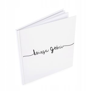 Klasyczna gości białe kartki fotobudka 24H 96 stron matowa oprawa