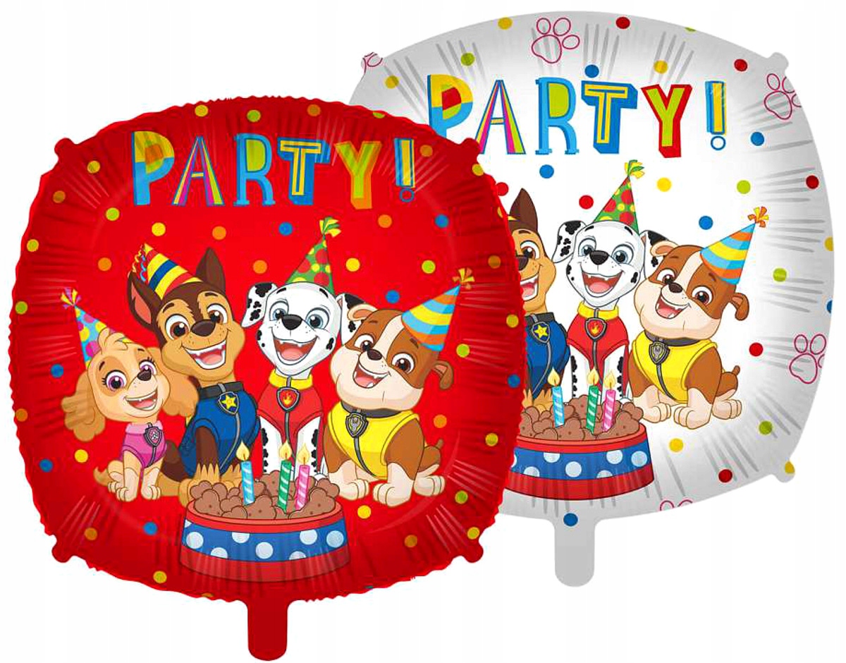BALON FOLIOWY PSI PATROL PIESKI PARTY 46CM-9962