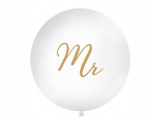 Balony metrowy MR złoty 100cm mega SESJI baloniki