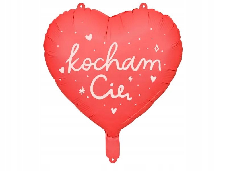 Balony, Balon foliowy Serce KOCHAM CIĘ, 45 cm HEL,