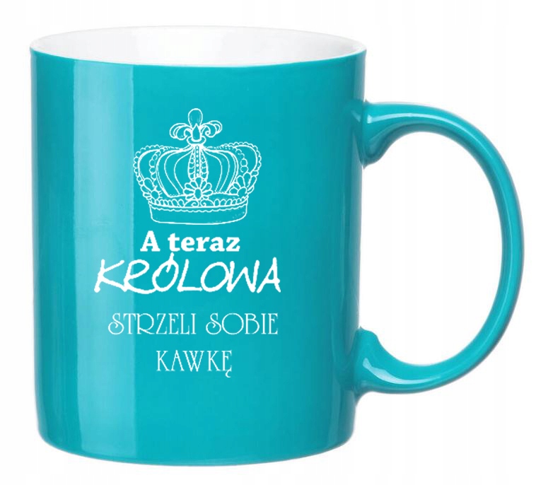 Kubek z grawerem nadrukiem TURKUS z logo