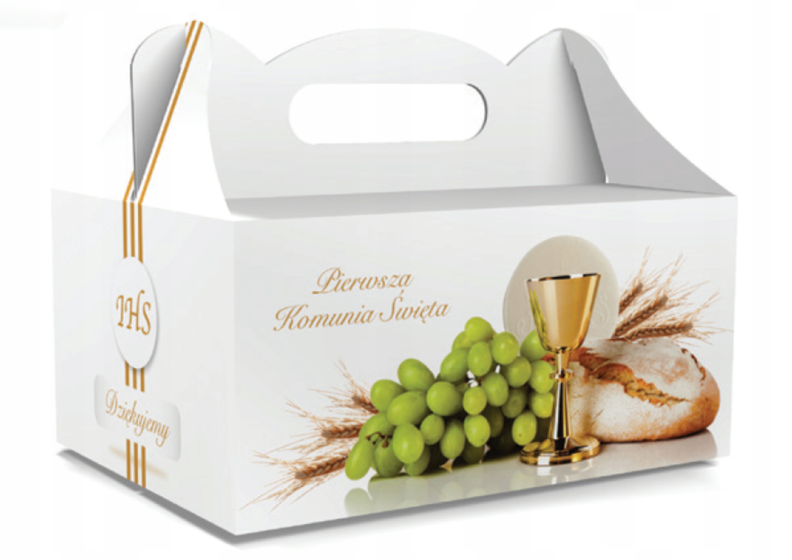 Pudełko PUDEŁKA na ciasto komunijne komunia Święta 18,8x13,8 cm 5 sztuk