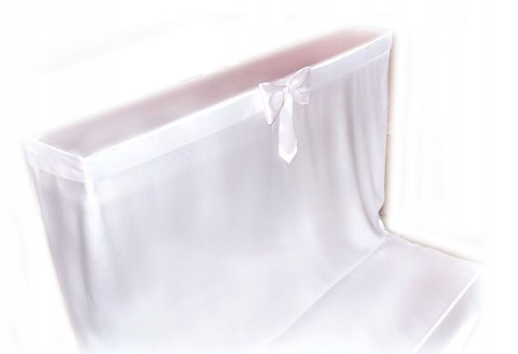 Pokrowiec POKROWCE na klęcznik do kościoła BIALY