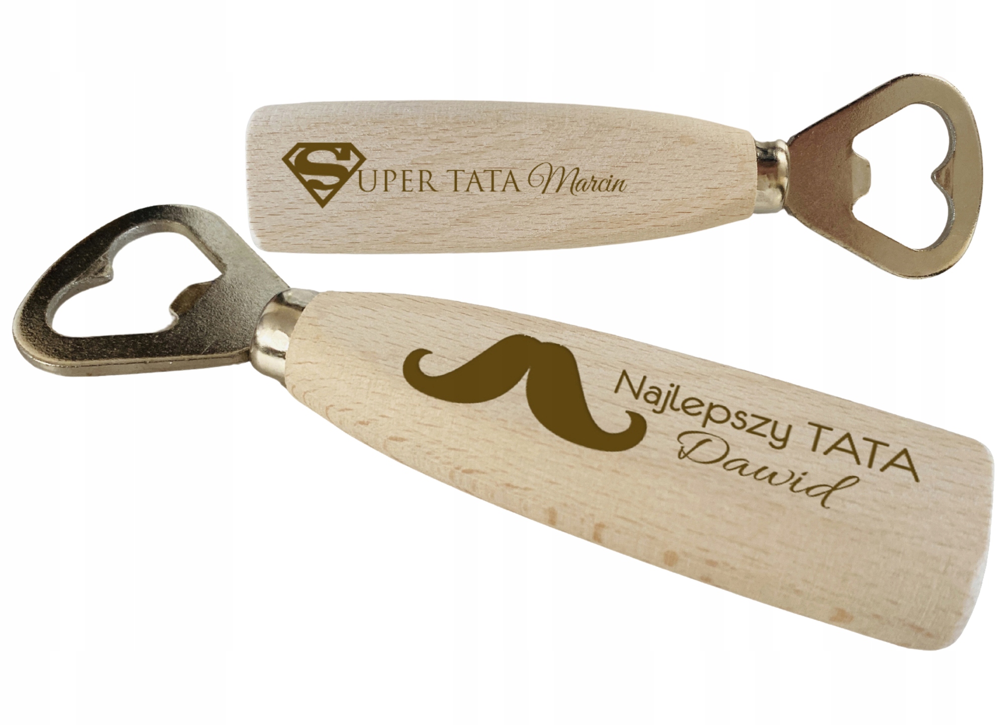 PREZENT upominek na Dzień TATY Ojca OTWIERACZ z GRAWEREM wzory imię