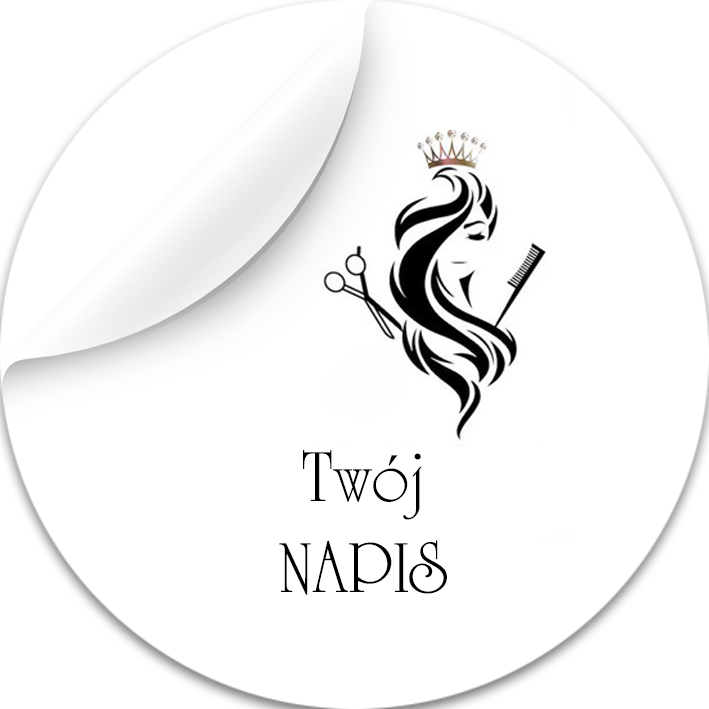 Naklejki etykiety samoprzylepne reklamowe z LOGO firmy i dowolnym napisem WYBIERZ ROZMIAR