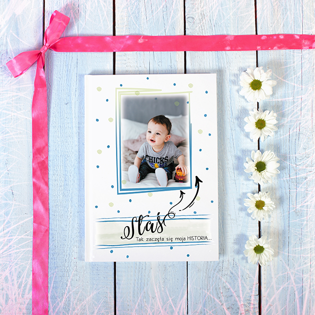 Personalizowany album na Chrzest Święty, Roczek urodziny Pierwsza książka o mnie