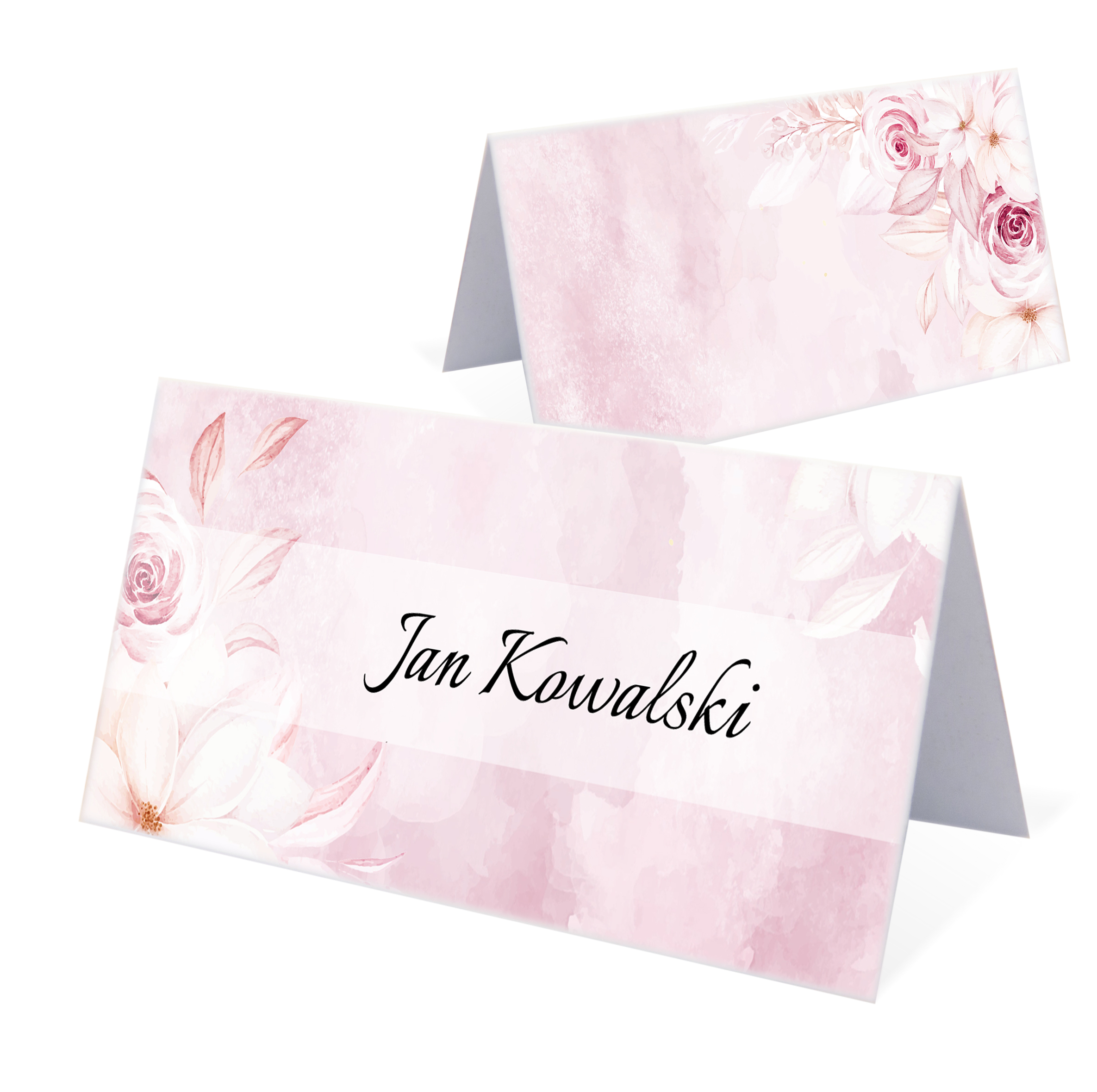 Winietki, wizytówki z imionami na stoły 12 sztuk