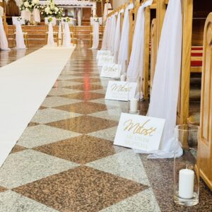 Małe tabliczki z hymnem o Miłości 12 sztuk